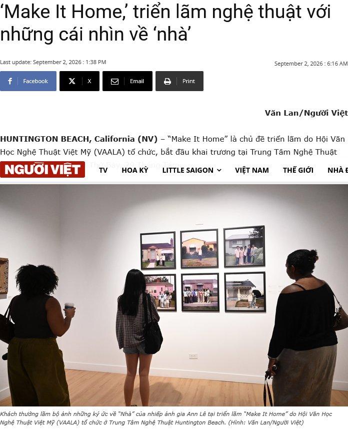 ‘Make It Home,’ triển lãm nghệ thuật với những cái nhìn về ‘nhà’